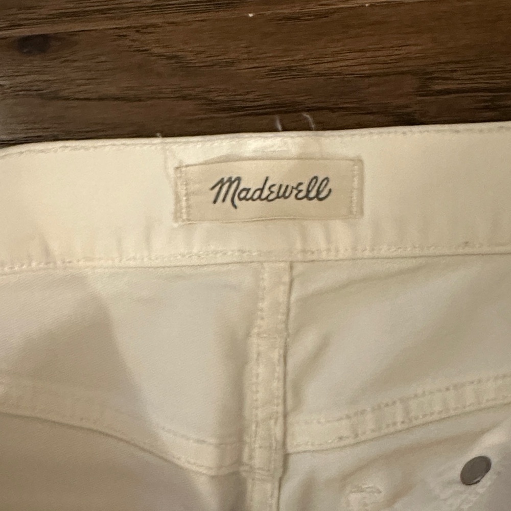 MADEWELL Sz 25 White High-Waisted SKINNY Jeans - Picture 2 of 7